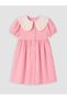 Lcw Kids Pink Scallop Detailed Baby Collar Girl's Dress - 2
