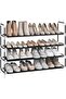 Gme Shop 4-Tier Shoe Rack, Shoe Storage Solution for Entryway Cabinet, Slim and Space-Saving