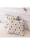 gme shop غطاء وسادة من القطن المزخرف بنمط النجوم الملونة، قطعتين، 50 × 70 سم، أصفر 1073147 - 3