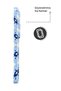 Samsung S25 Ultra Blue Bloom Protect Slim Glossy Full Covering Print Camera Protected Phone Case - 4