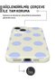 iPhone 13 Blue Polka Dot Protect Slim Glossy Full Covering Print Camera Protected Phone Case - 3