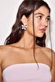 Women's Flower Shaped Earrings H9975Axns - 2