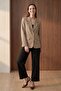 سترة MY FASHION ذات ياقة شال وأزرار - 6