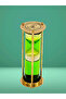 Brass Liquid Sand Timer Ship Maritime Hourglass – 5-Minute Nautical Yellow (DIA 2.75" X HEIGHT 7") - 2