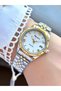 Milano Women's Gold Silver Metal Cord Calendar Wristwatch 2 Years Warranty - 2