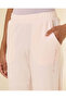Women Light Mauve Printed Straight Leg Pants - 4