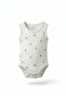 Baby Bodysuit with Snap Fasteners 100% Cotton Newborn Bodysuit Unisex - 2