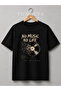 Tunalya Rock Özgür Ronknroll Design Premium Printed Unisex Cotton T-Shirt - High Quality