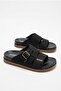 26019 Anatomical Flexible Comfortable Buckle Detailed Men's Slippers - 5