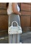 Women's New Season Stylish Crossbody & Shoulder Bag with Knitted Detail and Adjustable Strap Size: 26 X 17 cm - 4
