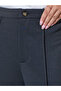 Charcoal High Rise Straight Leg Trousers - 3