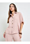 Light Pink Relaxed Fit Shirt and Trouser Modest Set - 2