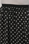 Women's Long Polka Dot Skirt 8080 - Black - 5