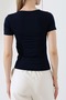 Women's Sandy Buckle Draped Blouse - 8