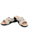 Men's Hajj Umrah Slippers - Orthopedic Anatomical Comfortable Sole Daily Slippers 3200-1 Dark Beige - 7