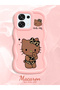 Oppo F31 5g Compatible Case Camera Protector Pink Silicone Couple Phone Case Kitty Pattern - 2