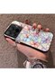 15t Pro Compatible Silicone Edge Hard Back Case Couple Phone Case with Floral Pattern - 2