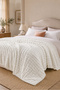Fur Bubble Blanket Double Size Plush Rabbit Hair Soft 220X240 cm Cream Off-White - 5