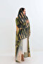 Plum Geometric Circle Abaya - 4
