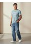 Men Slim Fit Crew Neck Short Sleeve Slogan Print T-shirt - 2