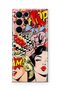 Samsung Galaxy S23 Ultra Compatible Printed Transparent Phone Case |   Collection: Chromatica Aura