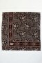 Women's Bitter Brown Authentic Shawl Patterned Flared Twill Scarf - 2
