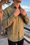 Jora Premium 100% Cotton Linen Regular Fit Nefti Men's Shirt - 3