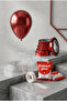 25 Meters Red Raffia Balloon Chain Balloon Tape Party Decoration Set 3 Pieces