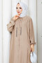 Women's Large Size Chain Detailed Side Pocket Cap - 5