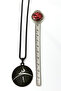 3 cm Plate Black Color Double Sided Inshirah Sura & Tasawufi Holy Written 60 cm Thick Doc Chain 316L Stainless Steel Necklace - 4