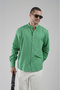 Trend Biz Classic Regular Fit Stand Collar Linen Shirt - 2