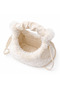 Chic White Faux Fur Crossbody Bag – Luxury Plush Handbag for Women - 3
