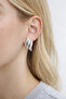 Wavy Design Silver Color Earrings - 2