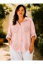 Women's Daisy Embroidered Oversize Italian Shirt - 2