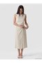 Two Mt Shop Quality Tie-Waist Wrap Cut 100% Linen Skirt