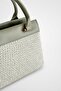 Oria Cross-Use Shoulder and Hand Bag (Wicker Look) - 4
