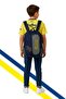 Original Licensed Unisex Yellow and Navy Blue Children's Jersey with Bars + School Bag - 3