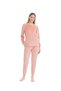 U.S. Polo Assn. 17092 Women's Long Sleeve Velvet Comfortable Home Wear with Elastic Cuffs - 2