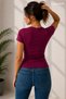 Women's V-Neck Ultra Soft Cotton V Body Slim T-Shirt - 3