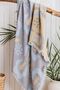 Retro Tulip Pattern Throw, Large Peştemal, Pareo, 100% Cotton Muslin 130*150 cm - 6