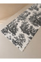 Toile De Jouy Duck Linen Runner - 130X40 cm - 4