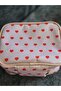 Heart Patterned Handle Makeup Bag 19X10 cm - 6
