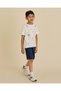 Boys Ivory Embroidered T-Shirt - 5