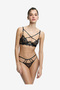 Women Lush Wired Black Lifting Bra