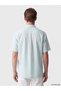 Özmarka New Season Green Regular Fit Men's Shirt - 4