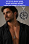 Zet Style Runic Aegis - Runic Protection Seal - Men's Stainless Steel Necklace - 5