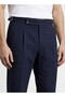 New Season Pleated Old Money Fabric Trousers