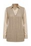 Seasonal Women's Knitted Vest with Buttons and Pockets / Milk Coffee - 6