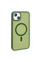 iPhone 14 Case Magsafe Supported Camera Raised Silicone Matte Anti-Fingerprint Tkng - 5