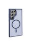 Galaxy S24 Ultra Case Magsafe Supported Camera Raised Silicone Matte Anti-Fingerprint Senk - 3